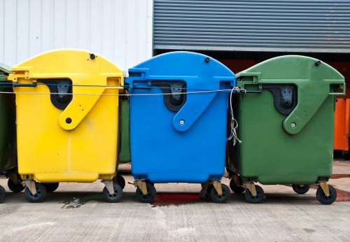 Various sizes of enclosed skips available in Greenwich