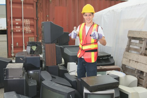 Demolition activities during site clearance