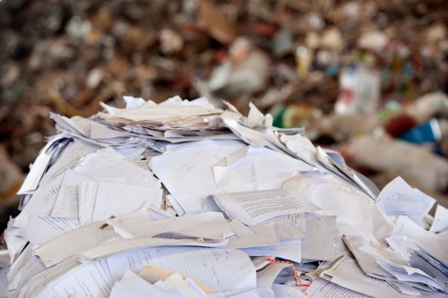 Different types of builders waste materials