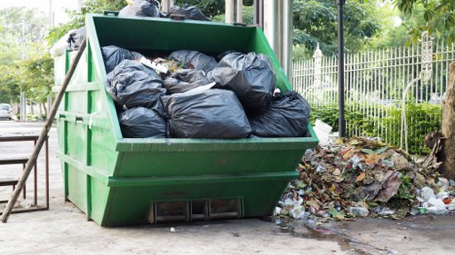 Customer booking a skip hire online