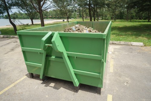 Wait and Load team providing skip hire services